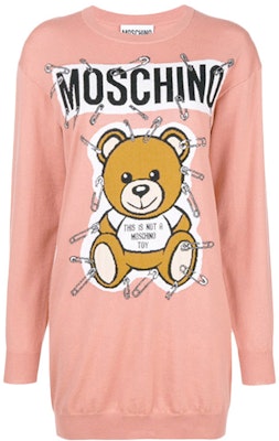 모스키노 테디베어 크루넥 스웻셔츠 드레스 핑크. EV0493-5501-1147 Buy 모스키노 테디베어 크루넥 스웻셔츠 드레스 핑크. EV0493-5501-1147