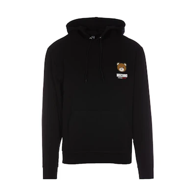 MOSCHINO Teddy Bear Graphic Print Sweatshirt Black A1790-4413-0555