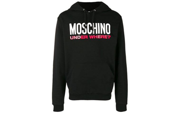 Moschino Teddy Bear Logo Print Sweatshirt Black - Fashion A1712-8104-0555
