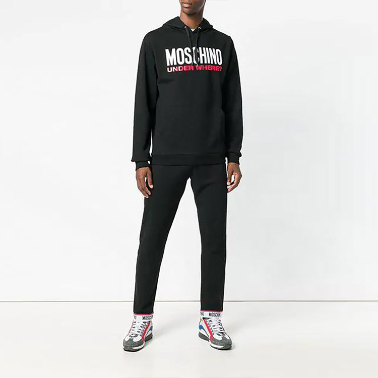 Lookbook Moschino Teddy Bear Logo Print Sweatshirt Black - Fashion A1712-8104-0555