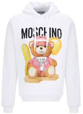 모스키노 테디베어 로고 프린트 화이트 후디 남성용. 1718-2028-1001 Buy 모스키노 테디베어 로고 프린트 화이트 후디 남성용. 1718-2028-1001