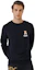 Cheap Moschino Teddy Bear Print Black Crewneck Sweatshirt Mens Long Sleeve A1719-8104-0555