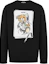Order Moschino Teddy Bear Print Crewneck Black Sweatshirt Long Sleeve V17115228-BLACK