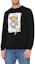 Lookbook Moschino Teddy Bear Print Crewneck Black Sweatshirt Long Sleeve V17115228-BLACK