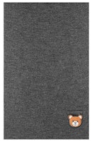 MOSCHINO Teddy Bear Wool Scarf Shawl Dark Gray Unisex. 30569-M1851-015 MOSCHINO Teddy Bear Wool Scarf Shawl Dark Gray Unisex. 30569-M1851-015