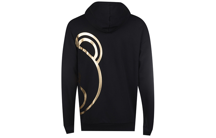 Lookbook Moschino Toy-Bear Metallic Cartoon Print Hoodie Black A1710-8113-0555