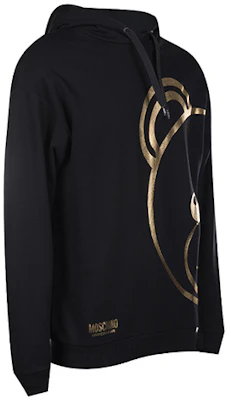 Moschino Toy-Bear Metallic Cartoon Print Hoodie Black A1710-8113-0555 Purchase Moschino Toy-Bear Metallic Cartoon Print Hoodie Black A1710-8113-0555