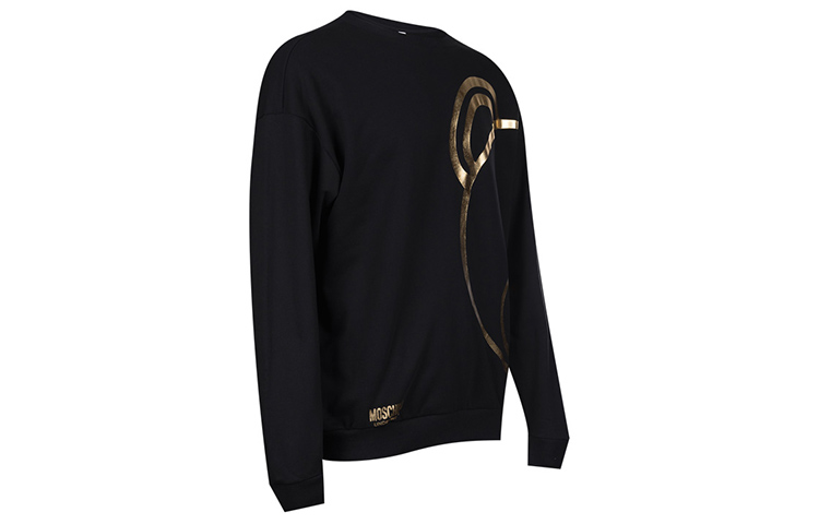 Purchase Moschino Toy Bear Metallic Print Sweatshirt Black A1709-8113-0555