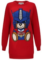 MOSCHINO Transformers Bear Wool Dress Red Color. 0492-5501-3115 MOSCHINO Transformers Bear Wool Dress Red Color. 0492-5501-3115