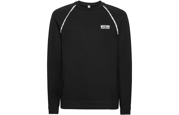 MOSCHINO Underwear Letter Logo Loose Fit Sweatshirt Men’s Black 1-A1719-8111-0555