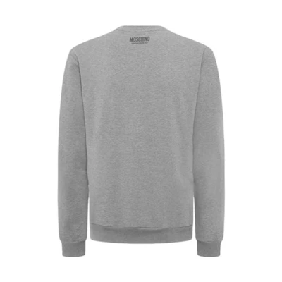 MOSCHINO Underwear Logo Crewneck Sweatshirt Grey () 1-A1715-8101-0506