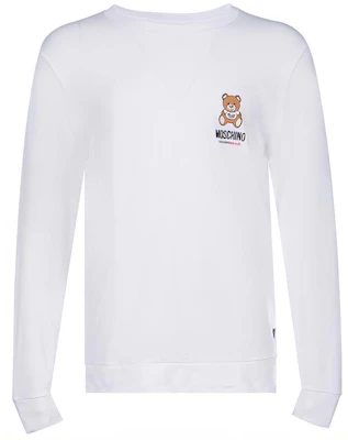 Moschino White Bear Print Pullover Sweatshirt A1811-8126-0001 Buy Moschino White Bear Print Pullover Sweatshirt A1811-8126-0001