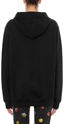 MOSCHINO x Sesame Street 黑色餅乾怪獸連帽衫 男女同款 SS21 聯名款 MAS212A-1779-6027 Shop MOSCHINO x Sesame Street 黑色餅乾怪獸連帽衫 男女同款 SS21 聯名款 MAS212A-1779-6027