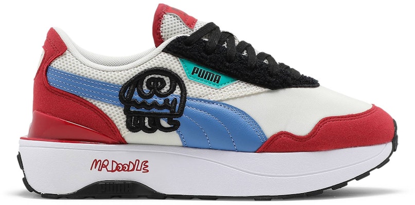 (Women) Mr. Doodle x Puma Cruise Rider 'Eggnog Ultramarine'  375792-01 Buy (Women) Mr. Doodle x Puma Cruise Rider 'Eggnog Ultramarine'  375792-01