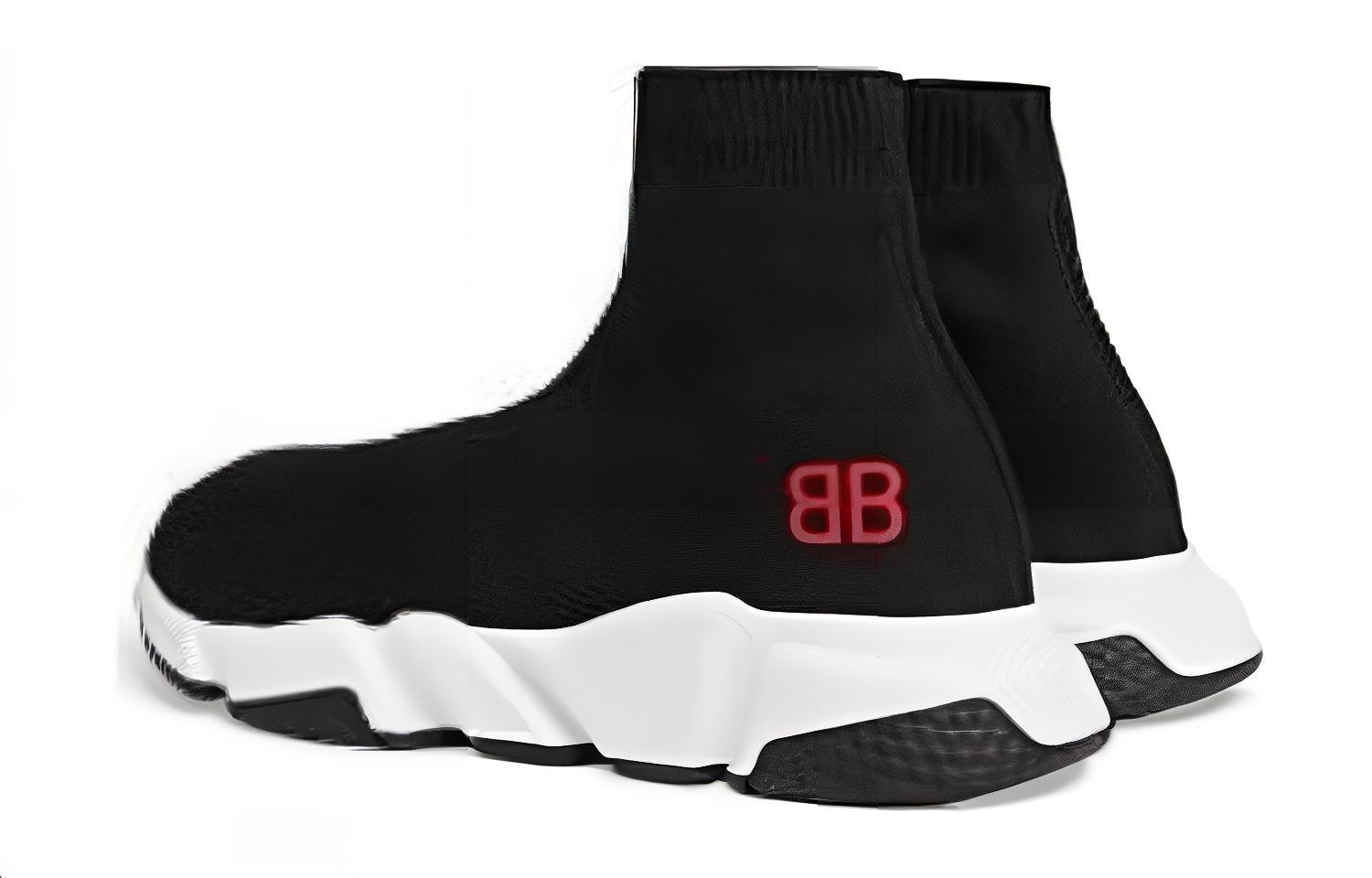 Lookbook Mr. Porter x Balenciaga Speed Trainer 'Hitam' 514218-W05G0-1000