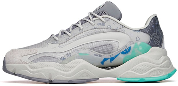 安踏 x MR.Friendly 千禧 4.0 低帮 '灰绿色' 112228890-7 Buy 安踏 x MR.Friendly 千禧 4.0 低帮 '灰绿色' 112228890-7