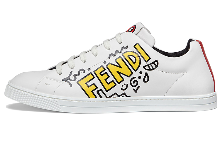 Buy Fendi x Mr Doodle Sneaker 'Graphic Print - White' 7E1404AE7GF1C4A