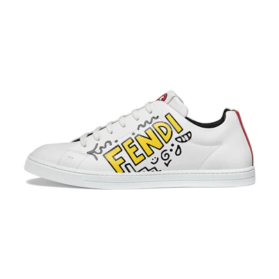 Fendi Mr Doodle Sneaker 'Graphic Print - White'