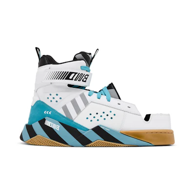 MSCHF BWD High 'White Black Blue'