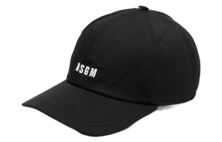 Order MSGM 黑色刺繡字母棒球帽 3540ML0323751499