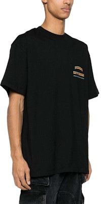 MSGM 黑色短袖logo印花T恤。 3640MM148247002-BLACK Purchase MSGM 黑色短袖logo印花T恤。 3640MM148247002-BLACK