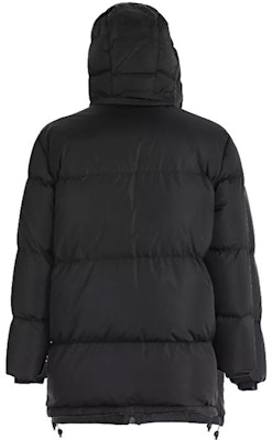 MSGM 블랙 미드 롱 후드 다운 재킷 겨울 에디션 2540MH23P-184519-99 Lookbook MSGM 블랙 미드 롱 후드 다운 재킷 겨울 에디션 2540MH23P-184519-99