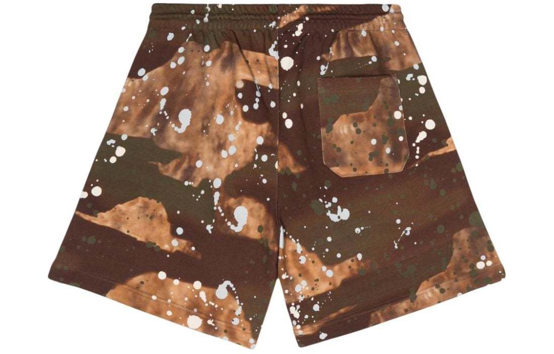 Lookbook MSGM 카모 로고 프린트 드로스트링 반바지 브라운 캐주얼웨어 3640MB77247092-37