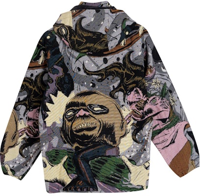 MSGM 프린트 지퍼 후드 재킷 - 멀티컬러. 2940MH31-207849-03 Lookbook MSGM 프린트 지퍼 후드 재킷 - 멀티컬러. 2940MH31-207849-03