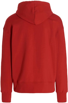 MSGM 로고 프린트 레드 후드티 긴팔 맨투맨. 2000MM51520000018 Lookbook MSGM 로고 프린트 레드 후드티 긴팔 맨투맨. 2000MM51520000018