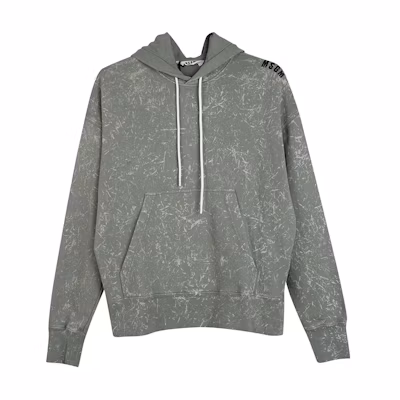 MSGM All-Over Print Hoodie Grey 3040MM92-217095-96