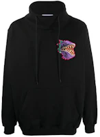 MSGM Black High-Neck Monster Patch Pullover Sweatshirt 2940MM212207599-99 MSGM Black High-Neck Monster Patch Pullover Sweatshirt 2940MM212207599-99