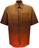 MSGM Colorblock Button-Up Loose Short Sleeve Shirt Men Multicolor 3640ME17X247057-23 MSGM Colorblock Button-Up Loose Short Sleeve Shirt Men Multicolor 3640ME17X247057-23