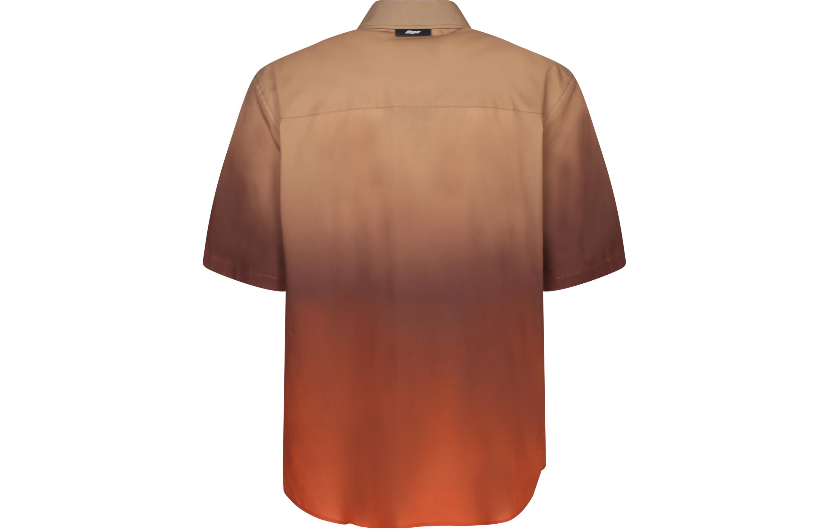 Lookbook MSGM 男士多色拼接寬鬆短袖襯衫 3640ME17X247057-23