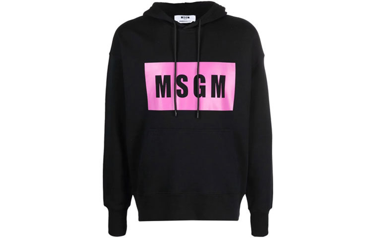 MSGM FW21 BOGO Hoodie Black 3140MM525217599-99