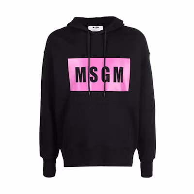 MSGM FW21 BOGO Hoodie Black 3140MM525217599-99