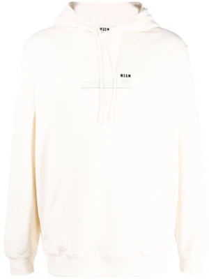 MSGM FW21 男款標誌連帽長袖純色上衣 米白色 3140MM191217789-02 Buy MSGM FW21 男款標誌連帽長袖純色上衣 米白色 3140MM191217789-02
