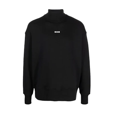 MSGM FW21 Logo Pullover Sweatshirt Black 2000MM508200000-99