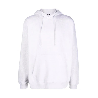 MSGM FW21 Solid Color Logo Sweatshirt Grey () 2000MM535200004-94