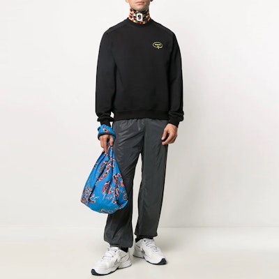 MSGM FW21 솔리드 컬러 테이퍼드 조거 팬츠 남성용 그레이 2940MP08X207505-99 Lookbook MSGM FW21 솔리드 컬러 테이퍼드 조거 팬츠 남성용 그레이 2940MP08X207505-99