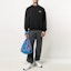 Lookbook MSGM FW21 솔리드 컬러 테이퍼드 조거 팬츠 남성용 그레이 2940MP08X207505-99
