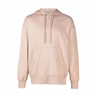 MSGM FW22 Logo Print Beige Hoodie Men’s Long Sleeve 3340MM74227799-24