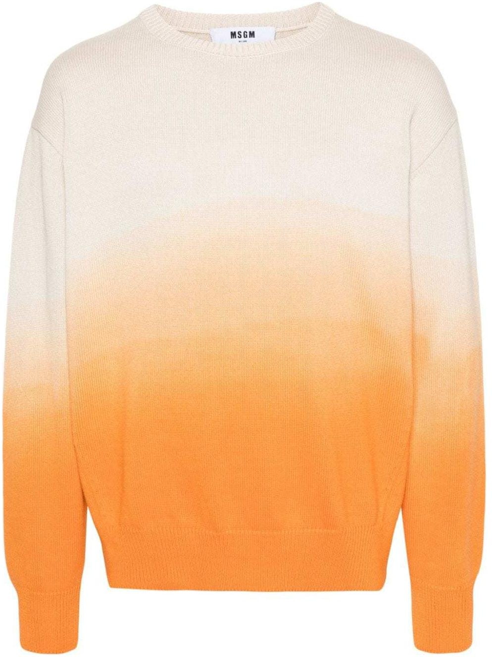 msgm-gradient-ribbed-long-sleeve-knit-sweater-men-s-sand-orange-3640-mm-206247095-orange