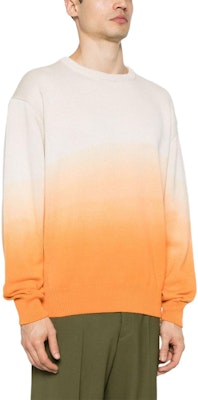 MSGM 그라디언트 립 니트 스웨터 남성용 샌드 오렌지. 3640MM206247095-ORANGE Purchase MSGM 그라디언트 립 니트 스웨터 남성용 샌드 오렌지. 3640MM206247095-ORANGE