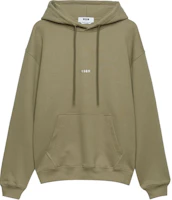 MSGM Green Hoodie with Solid Color Logo Print 3740MM13224779537-BLACK MSGM Green Hoodie with Solid Color Logo Print 3740MM13224779537-BLACK