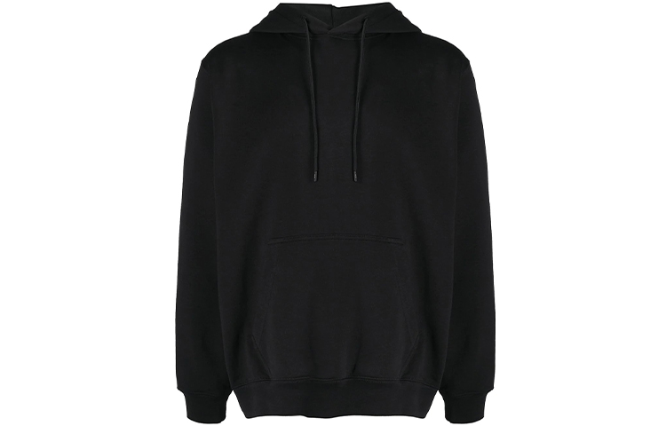 MSGM Logo Detail Hoodie Black 3040MM165217099-99