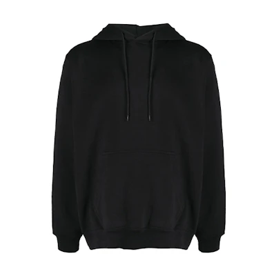 MSGM Logo Detail Hoodie Black 3040MM165217099-99