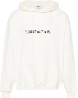MSGM Logo Embroidered Oversized Hoodie Beige () 3640MM137247000-BEIGE MSGM Logo Embroidered Oversized Hoodie Beige () 3640MM137247000-BEIGE