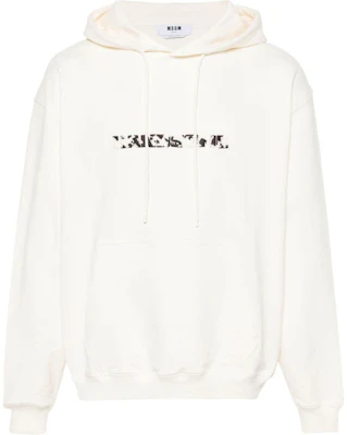 MSGM Logo Embroidered Oversized Hoodie Beige () 3640MM137247000-BEIGE Buy MSGM Logo Embroidered Oversized Hoodie Beige () 3640MM137247000-BEIGE