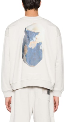 MSGM 로고 그래픽 프린트 패치워크 스웻셔츠 유니섹스 오프 화이트 3646MM01247299-20 Shop MSGM 로고 그래픽 프린트 패치워크 스웻셔츠 유니섹스 오프 화이트 3646MM01247299-20