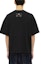 Shop Camiseta Negra de Hombre MSGM Logo Patch de Manga Corta y Cuello Redondo 3740MM134247513-BLACK